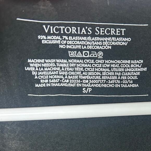 Victoria's Secret Black racerback sleepshirt nightgown size S - Picture 4 of 8